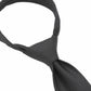 (Schwarz) Picoté Seidenkrawatte Detail Knotenstruktur 8cm