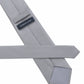 (Grau) Seidenkrawatte Picoté Detail Materialstruktur 100% Seide