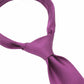 (Lila) Picoté Seidenkrawatte Detail Knotenstruktur 8cm