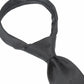(Schwarz Paisley) Trauerkrawatte Paisley – Knoten Detail