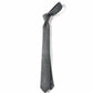 (Grau) Krawatte Herren Tweed Wolle – Detailansicht