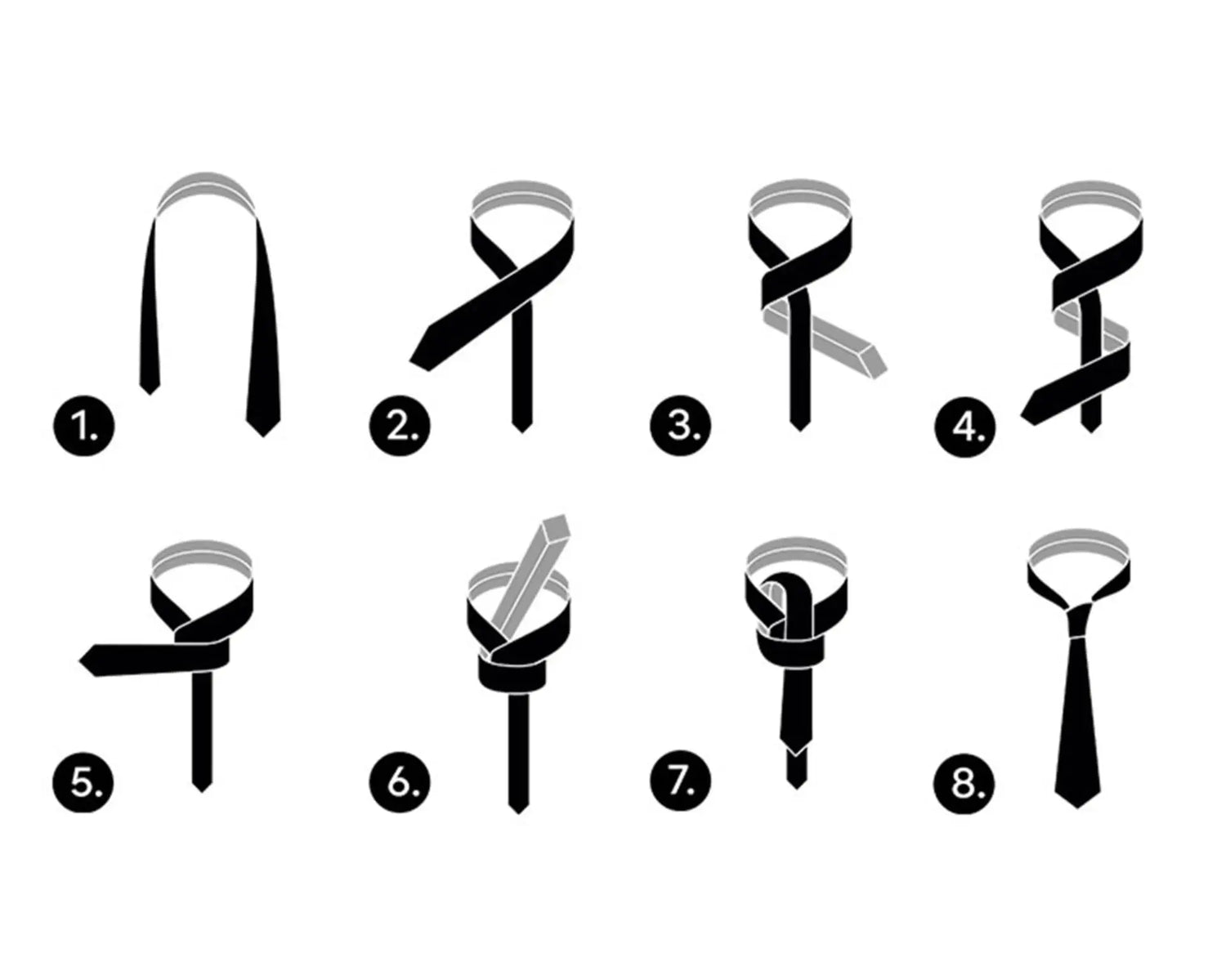 Four in Hand Knoten binden - style4him.de - Krawatte binden Anleitung