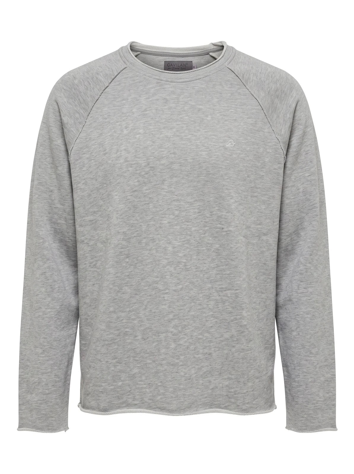 (Grau meliert) GAVILAN Soa Sweater – Vorderansicht