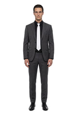 (Weiß) seidenkrawatte herren picote schmal getragen ganzkörper look
